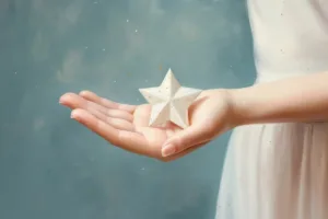 Main tenant une étoile.